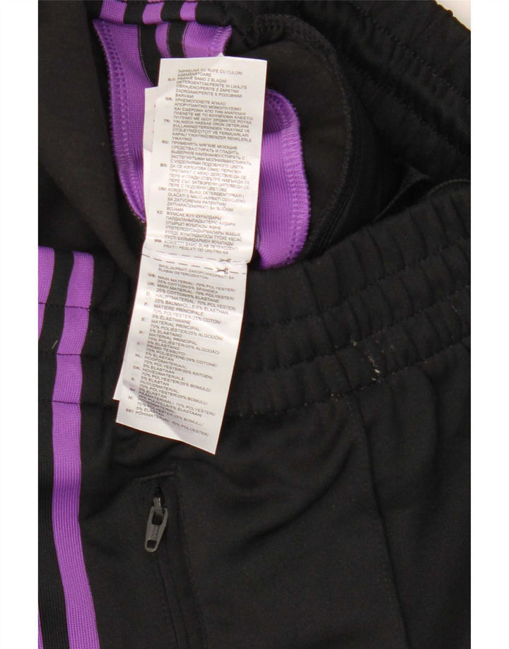 Adidas Pantalones de chándal para mujer UK 10 Small Black Poliéster