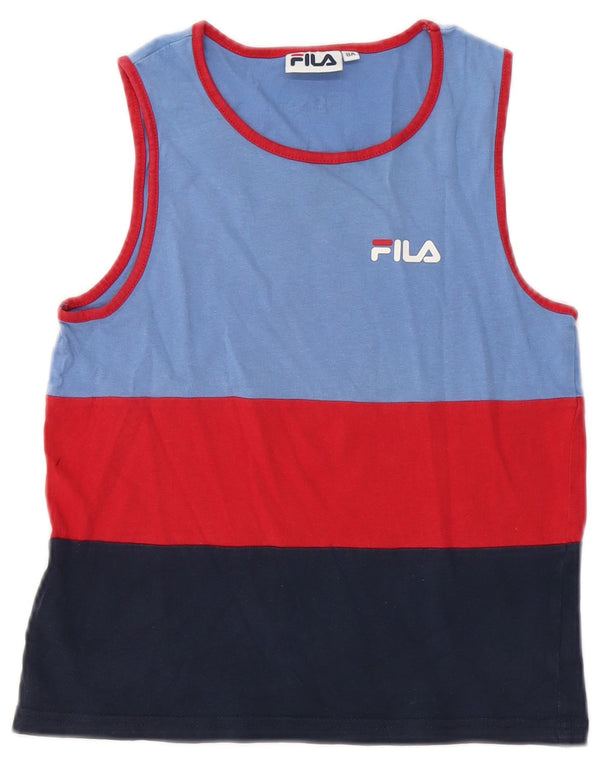 Fila Camiseta sin mangas para niño 7-8 años, multicolor