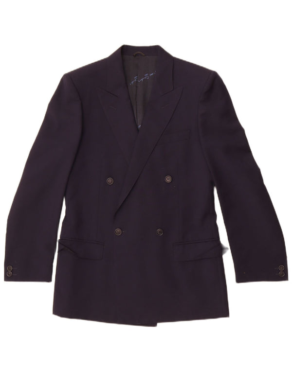 Pierre Cardin Chaqueta tipo blazer con doble botonadura para hombre UK 36 Small Azul marino
