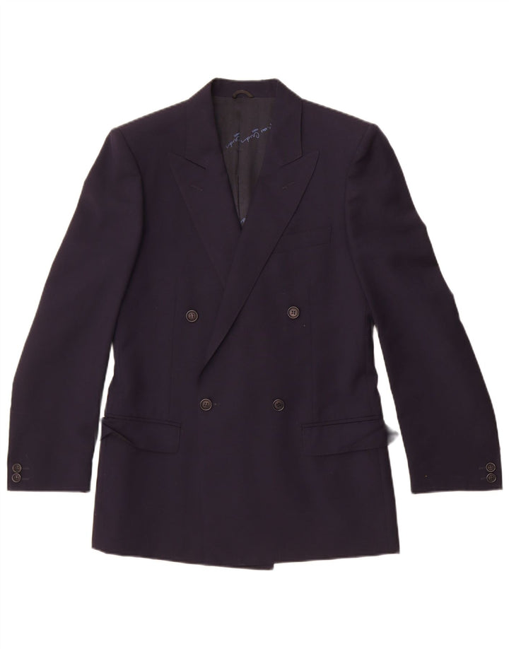 Pierre Cardin Chaqueta tipo blazer con doble botonadura para hombre UK 36 Small Azul marino