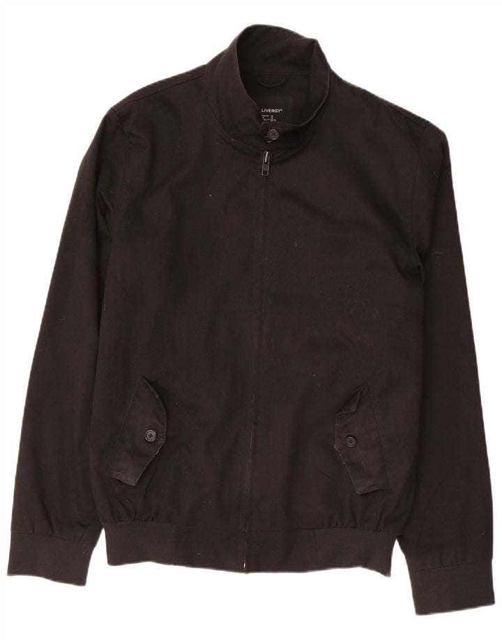 Livergy Chaqueta Bomber para Hombre EU 38 Mediano Negro Poliéster