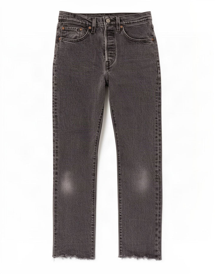 Vaqueros Levi's Mujer 501 Rectos W26 L28 Gris