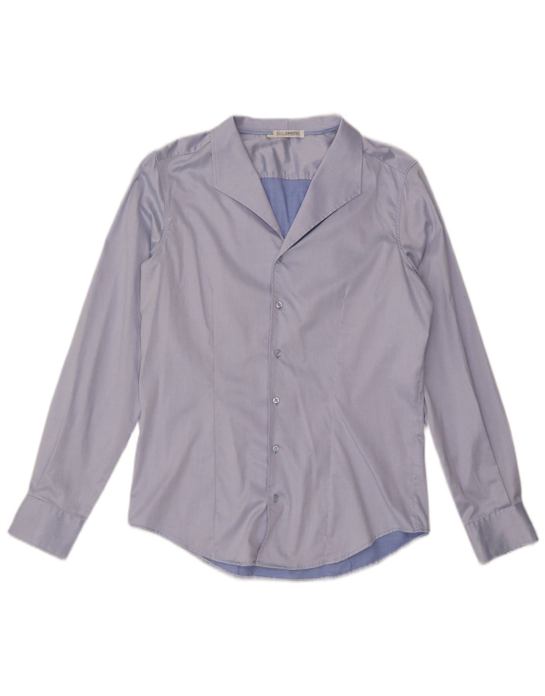 NARACAMICIE Camisa de mujer UK 46 Algodón azul grande
