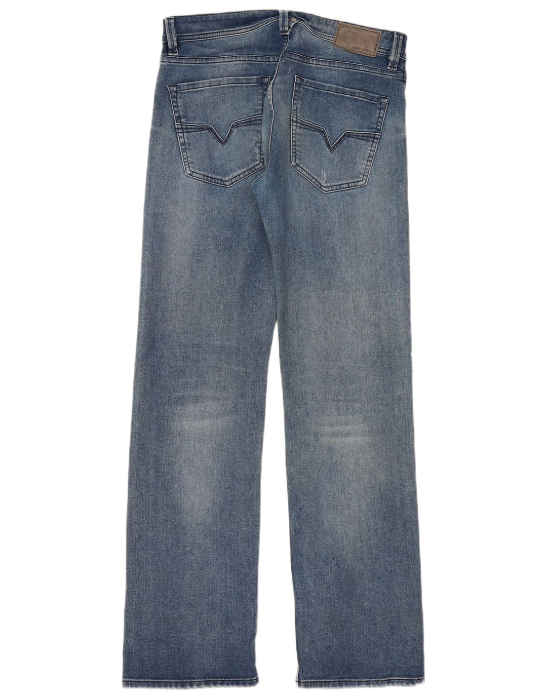 Diesel Vaqueros Rectos Hombre W31 L33 Algodón Azul