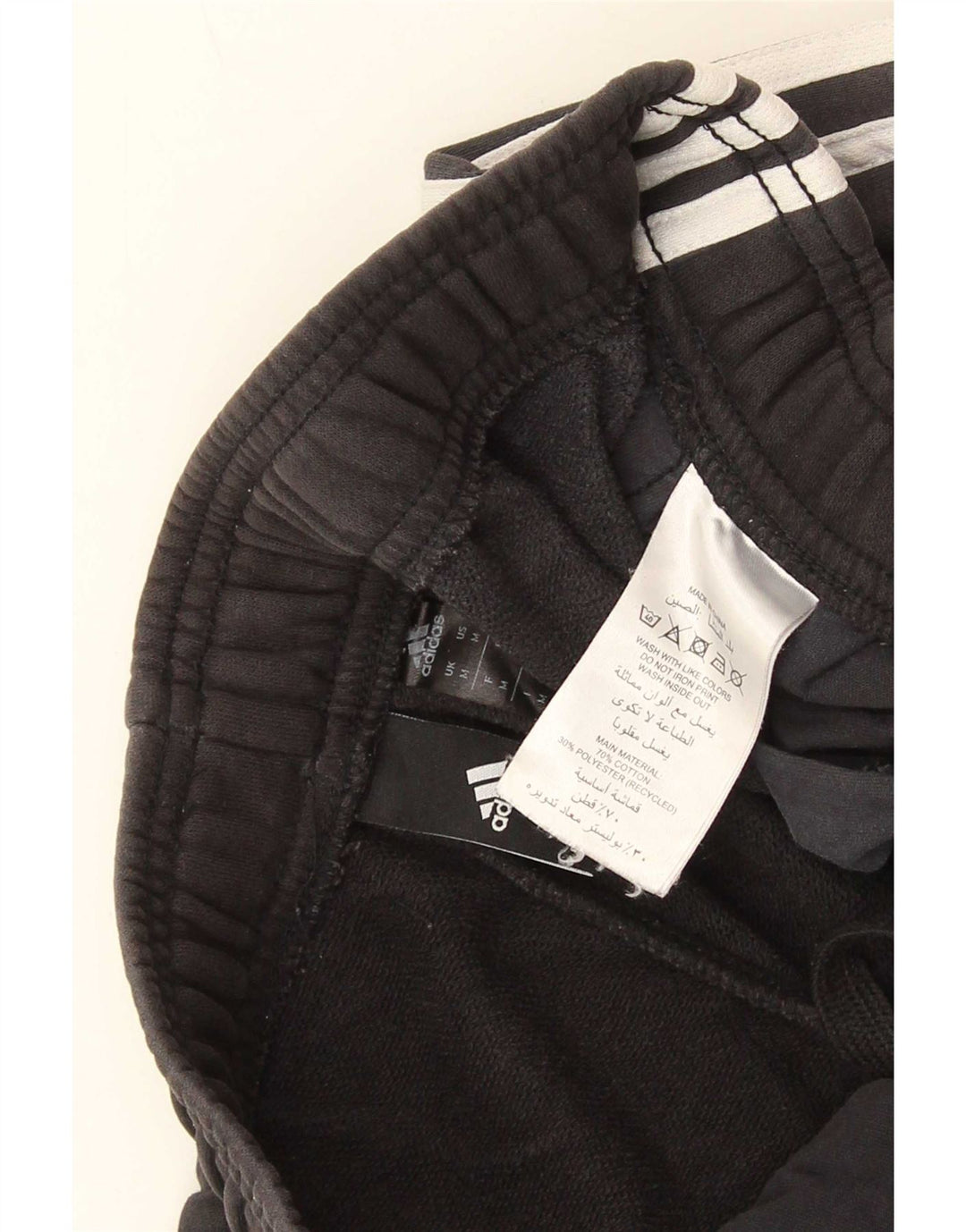 Pantalones cortos deportivos Adidas para hombre de algodón gris medio
