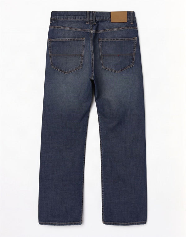Tommy Hilfiger Vaqueros rectos para hombre W36 L32 Azul