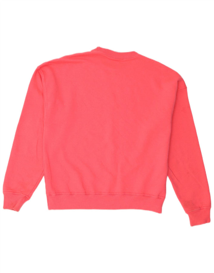 Champion Sudadera de gran tamaño con gráfico para mujer UK 44 Medium Pink