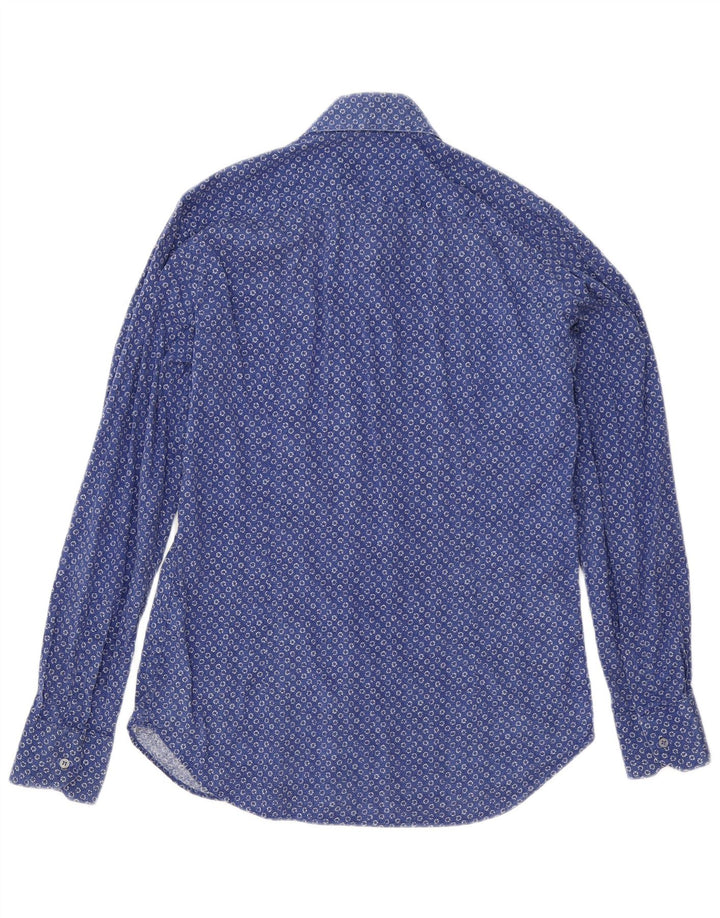 Camisa Liu Jo Hombre Slim Fit De Algodón Con Motivos Azul Medio