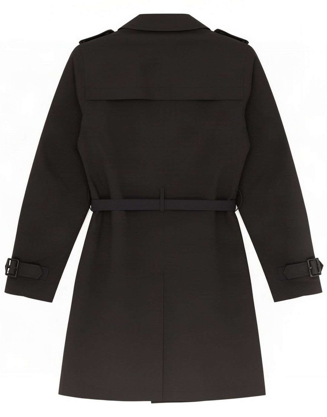 Marks & Spencer Gabardina para mujer UK 42 Medio Negro Poliéster