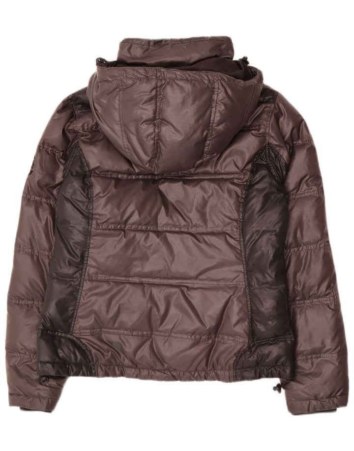 Chaqueta acolchada para mujer Conte of Florence IT 44 Marrón medio Colorblock