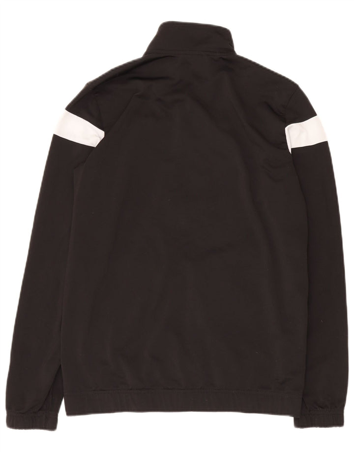 PUMA Chaqueta de chándal para niño 15-16 años Negro Poliéster color block