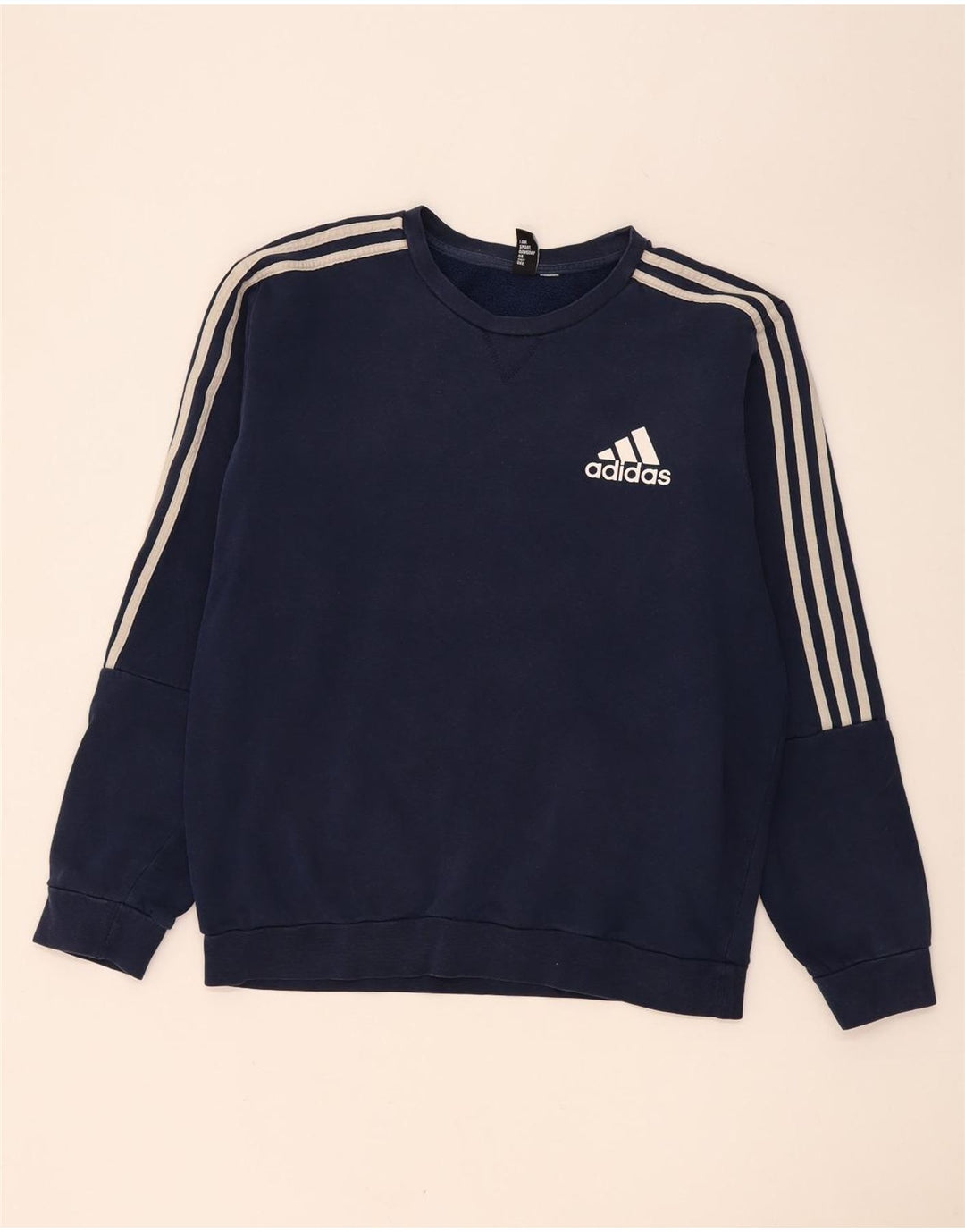 Adidas Hombre Sudadera Jumper Grande Azul Marino