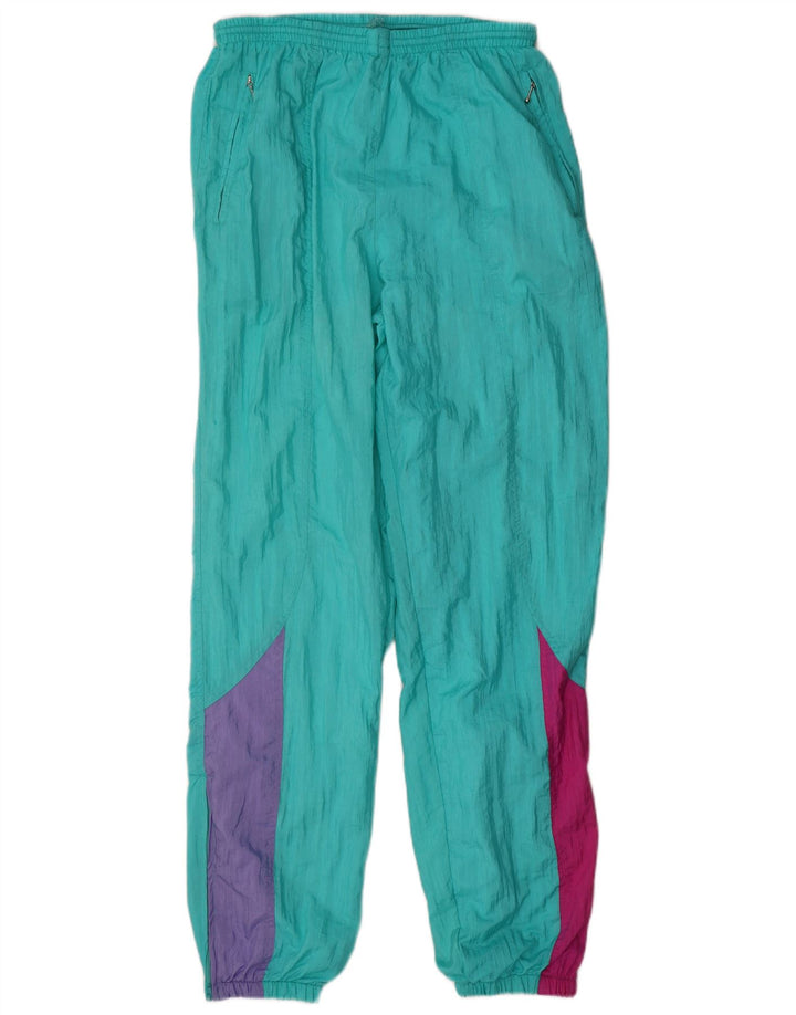 Diadora Pantalón De Chándal De Poliamida Color Block Turquesa Grande Hombre