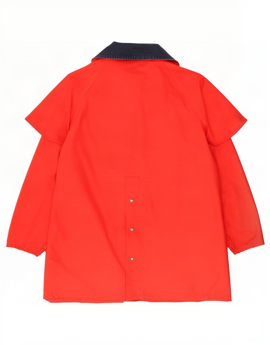 Puffa Abrigo Capelet Extragrande para Mujer UK 40 XL Poliéster Color Block Rojo