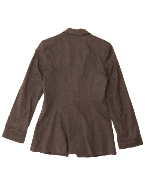 Zara Chaqueta tipo blazer con 1 botón para hombre UK 10 Small Grey