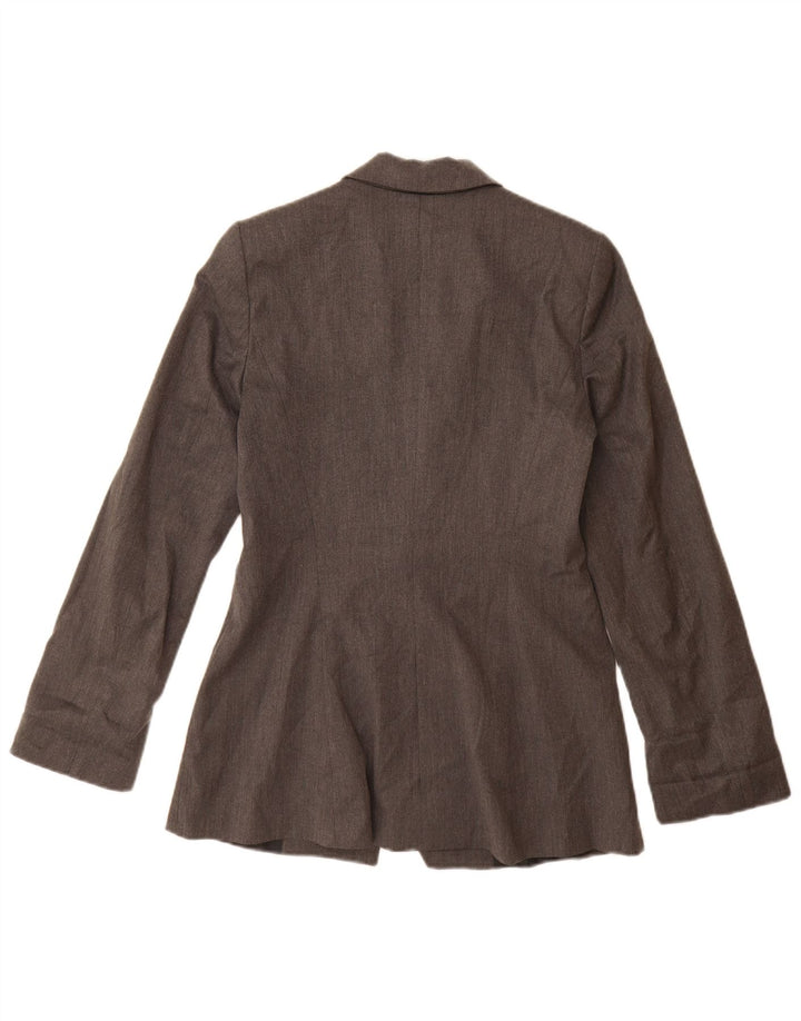 Zara Chaqueta tipo blazer con 1 botón para hombre UK 10 Small Grey