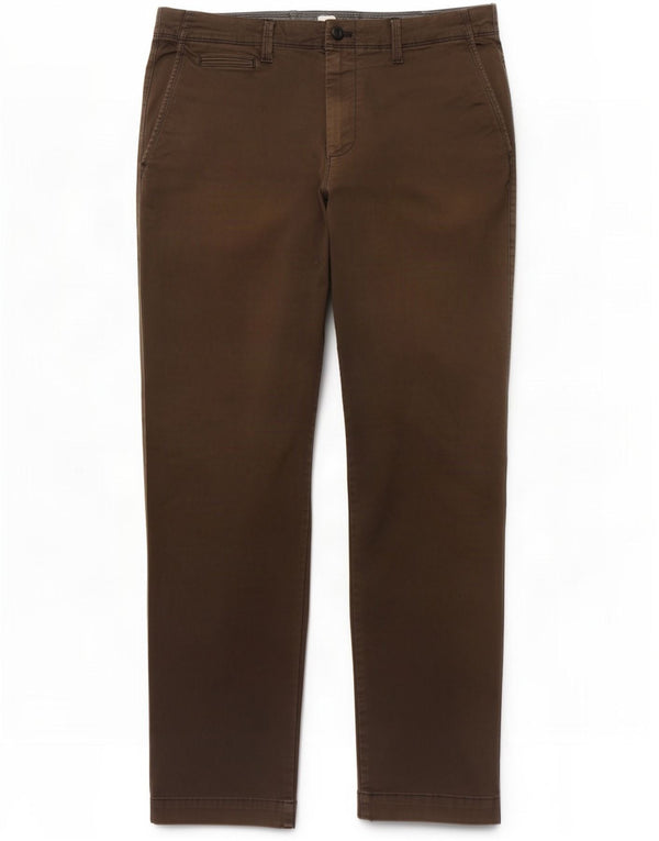 Gap Pantalón chino slim fit para hombre W34 L32 Algodón gris