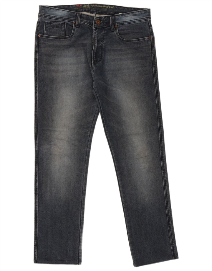 Vaqueros Wrangler Hombre Rectos W36 L30 Algodón Azul