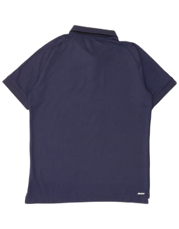 New Balance Polo gráfico para hombre Poliéster azul marino medio