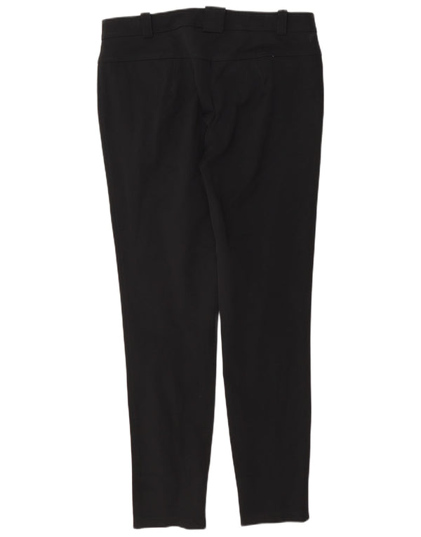 Luisa Spagnoli Pantalones casuales ajustados para mujer IT 44 Medium W30 L31 Negro