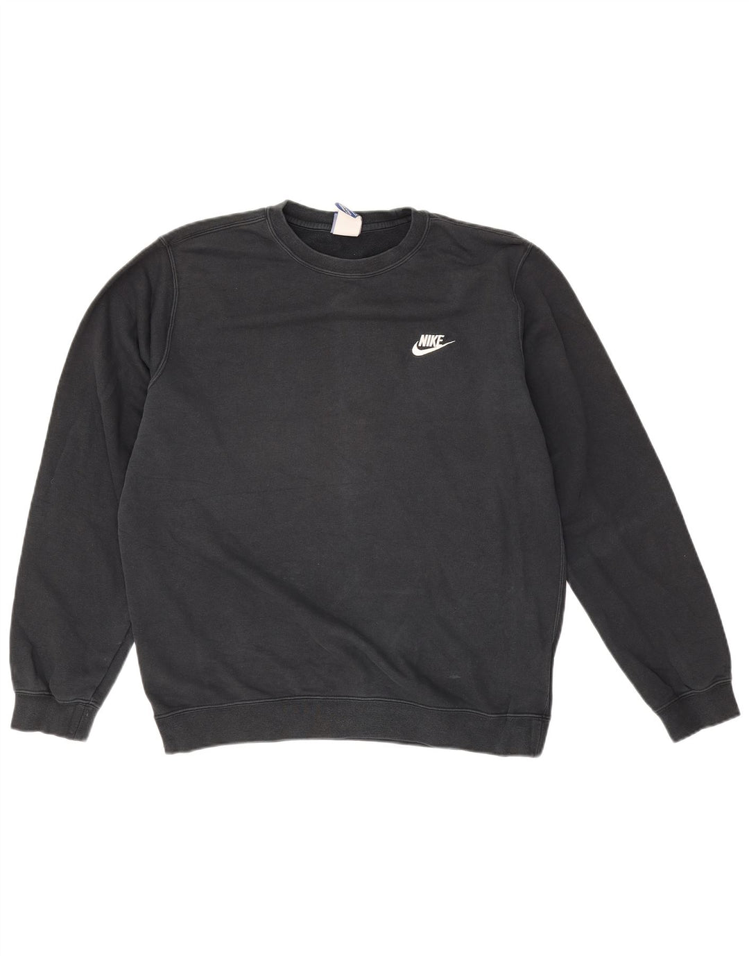 NIKE Sudadera Jumper Medium Negro Algodón Hombre
