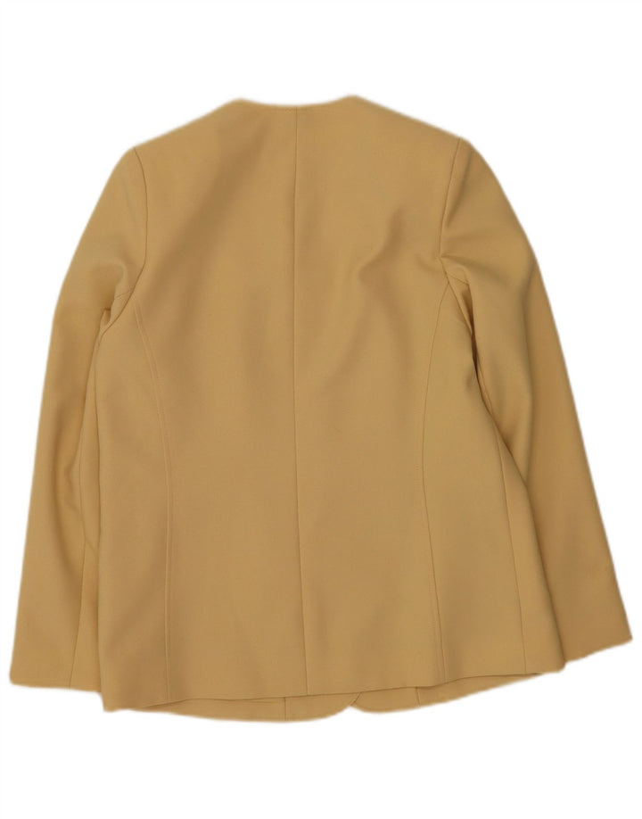 Eastex Chaqueta Blazer de 4 Botones para Mujer UK 44 Poliéster Beige Medio