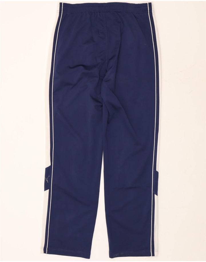 Puma Pantalones De Chándal Para Hombre Grande Azul Marino Colorblock Poliéster