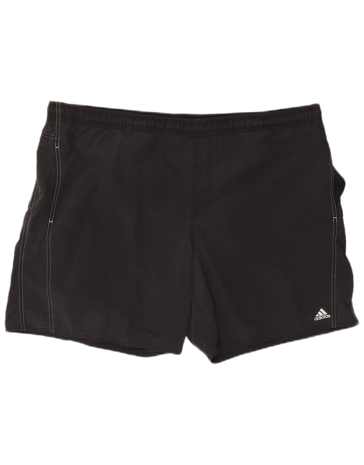 Adidas Pantalones cortos deportivos para hombre 2XL Poliéster negro