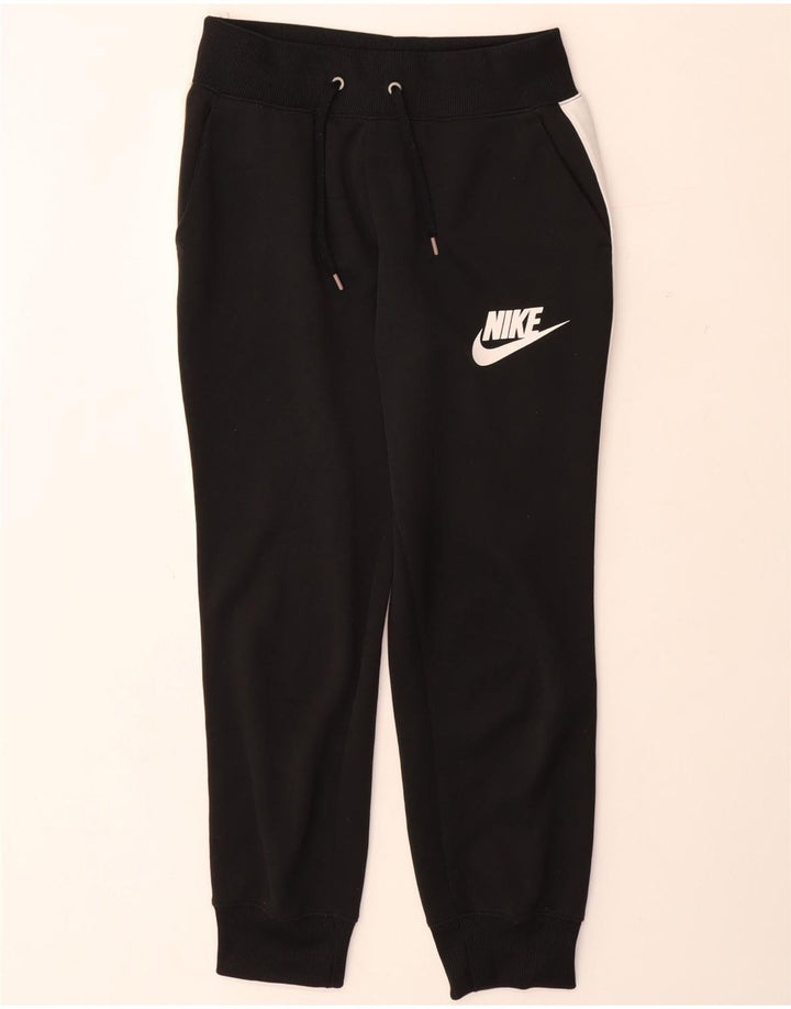 NIKE Pantalones de chándal para Mujer Joggers UK 8 Small Black Colorblock