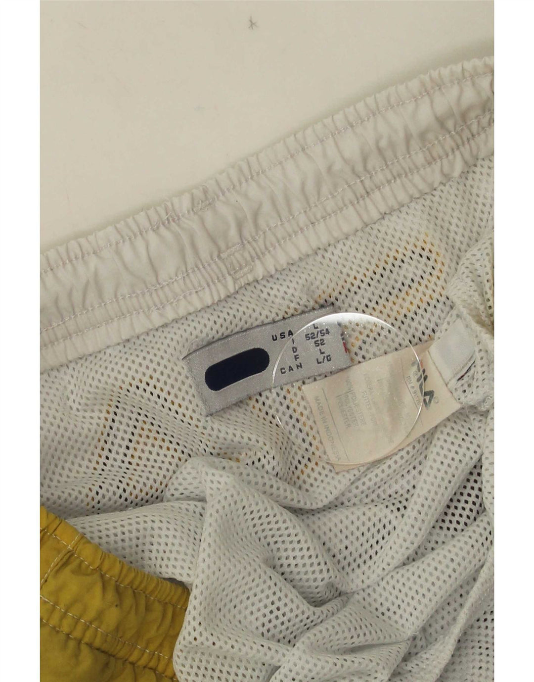 Fila Bañador con gráfico para hombre, talla grande, color gris, poliamida
