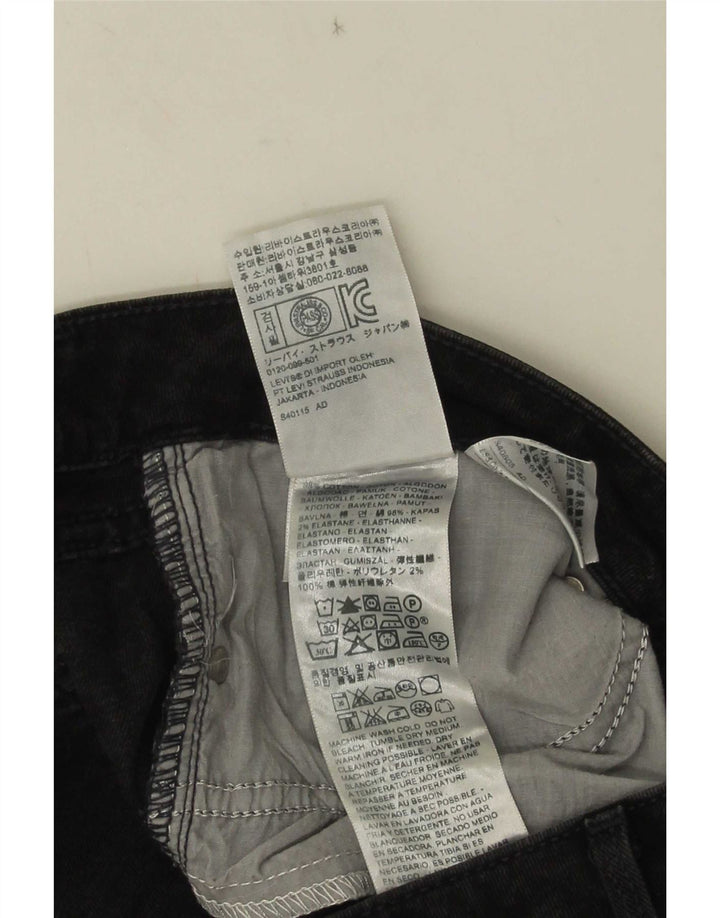 Levi's Vaqueros Pitillo Mujer W30 L32 Algodón Negro