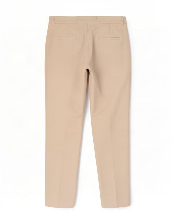 Zara Mujer Pantalón Chino Slim EU 40 Medium W30 L26 Blanco