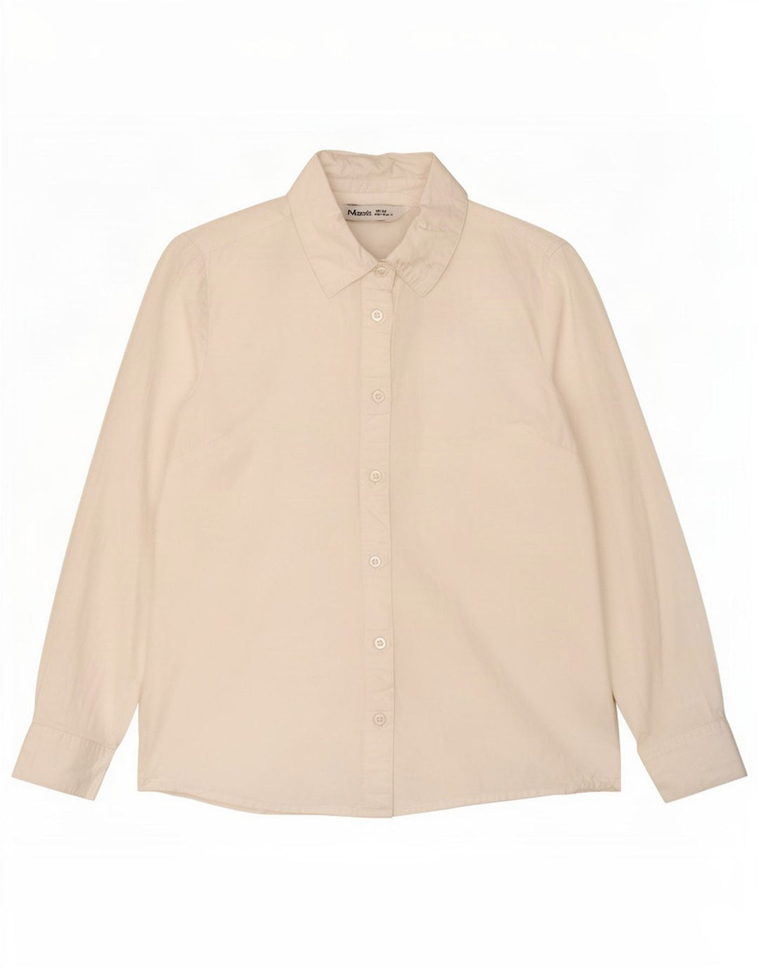 M&Co Camisa para mujer UK 12 Mediana Algodón blanco