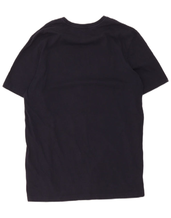 Adidas Hombre Camiseta Gráfica Top XL Azul Marino Algodón
