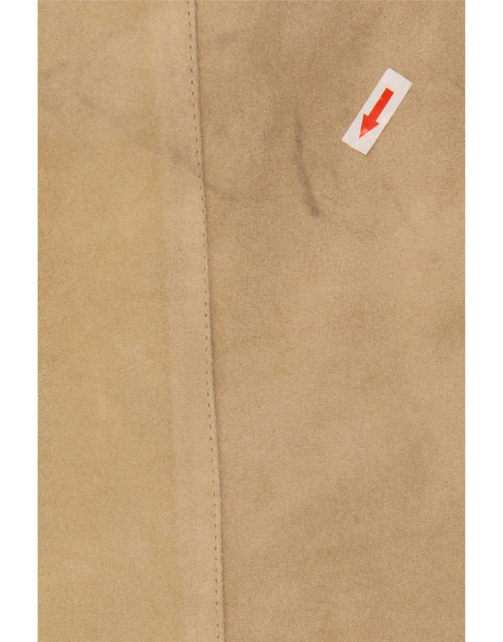 J.J.Scott Chaqueta tipo blazer de ante con 3 botones para hombre IT 52 XL Cuero beige