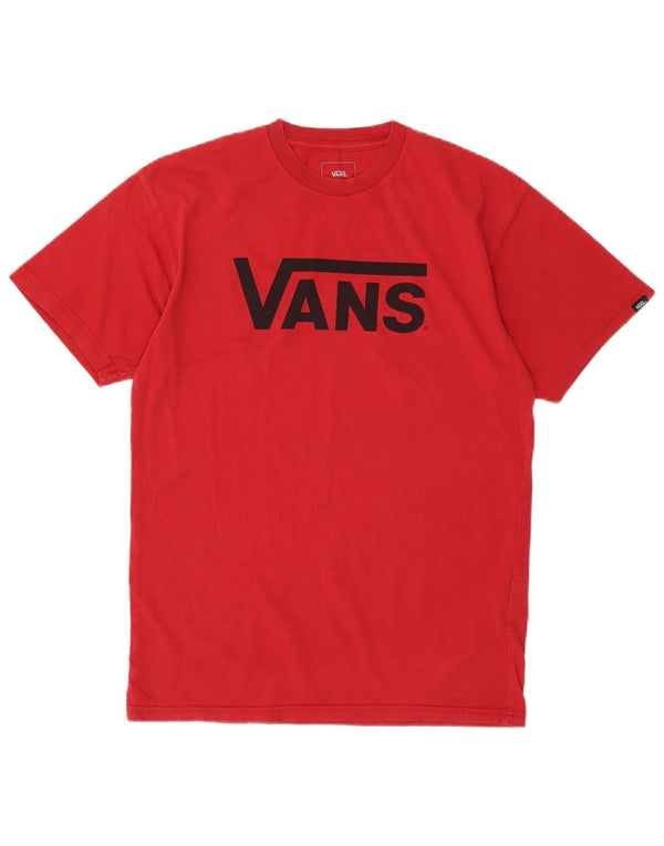 Camiseta Vans Classic Fit para hombre Top Medium Red Cotton