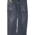 Diesel Vaqueros Rectos Para Hombre W34 L29 Algodón Azul
