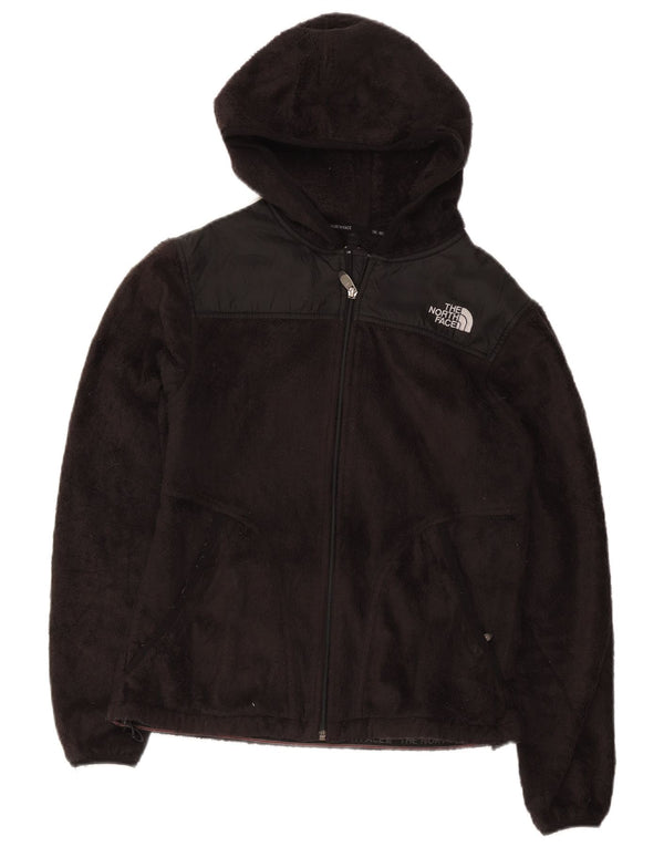 The North Face Chaqueta polar con capucha para mujer UK 40 Mediana Poliéster negro