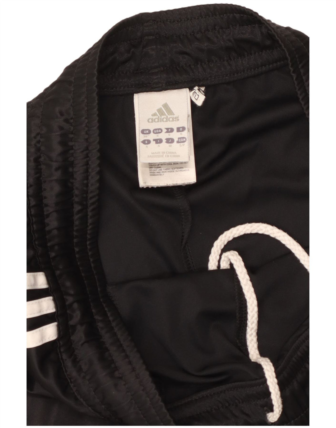 ADIDAS Mens Deutscher Fussball Bund pantalones cortos deportivos pequeño poliéster negro