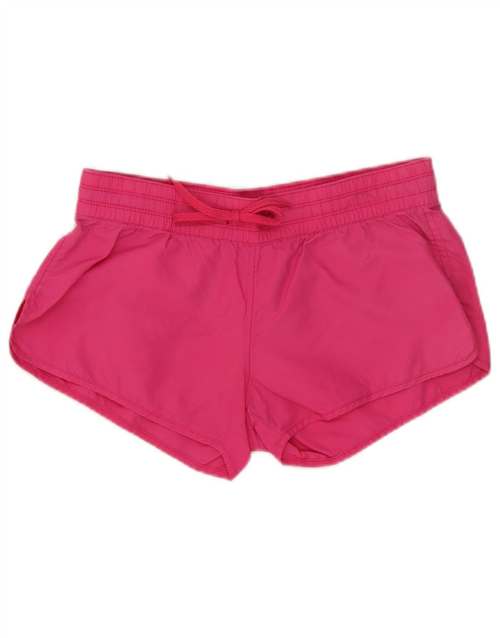 Champion Pantalones cortos deportivos para mujer UK 10 Small Pink Polyamide
