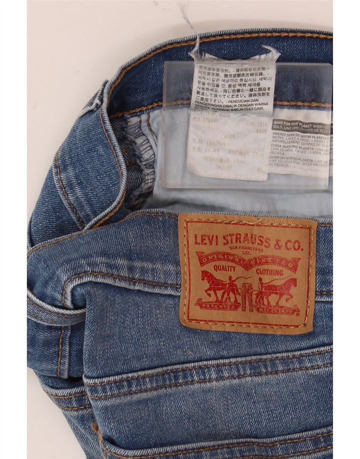 Shorts Levi's Mujer W29 Algodón Azul Medio