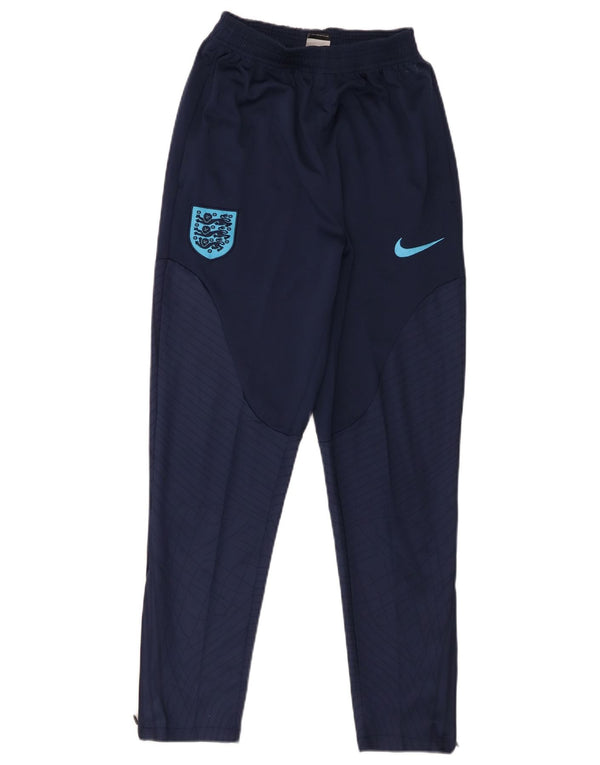 Nike Mens Inglaterra Equipo Nacional de Fútbol Chándal Pantalones Pequeño Azul Marino