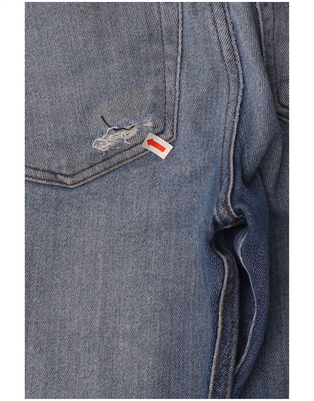 Diesel Hombre Vaqueros Slim Desgastados W32 L32 Algodón Azul