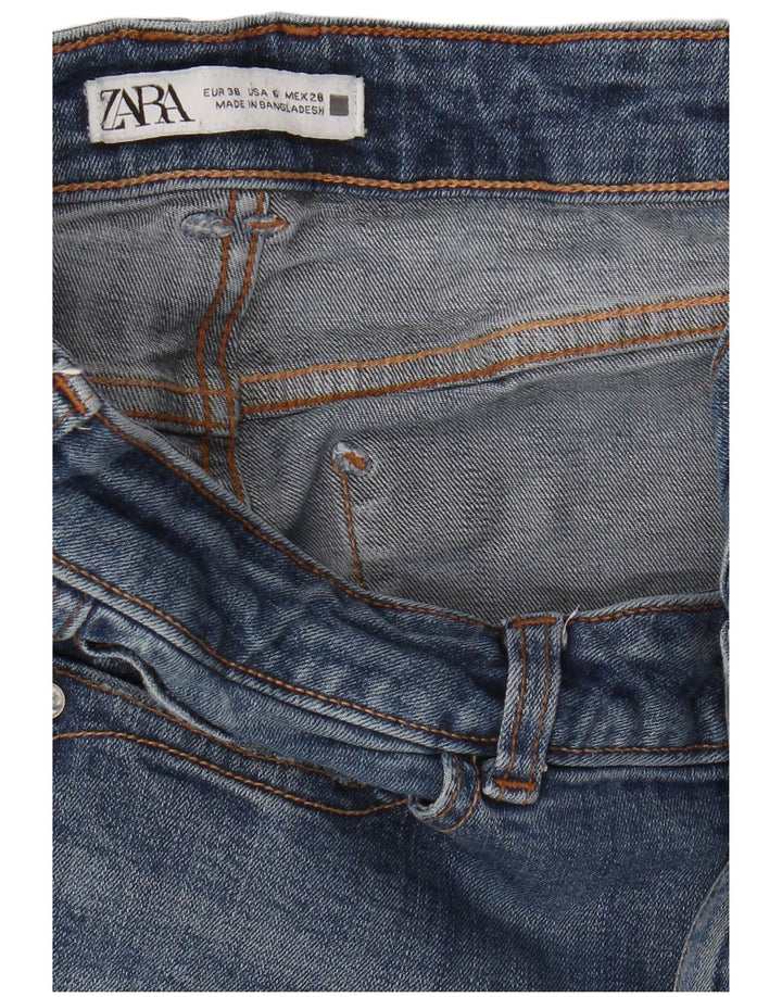 Zara Jeans Slim para Mujer EU 38 Small W28 L26 Azul