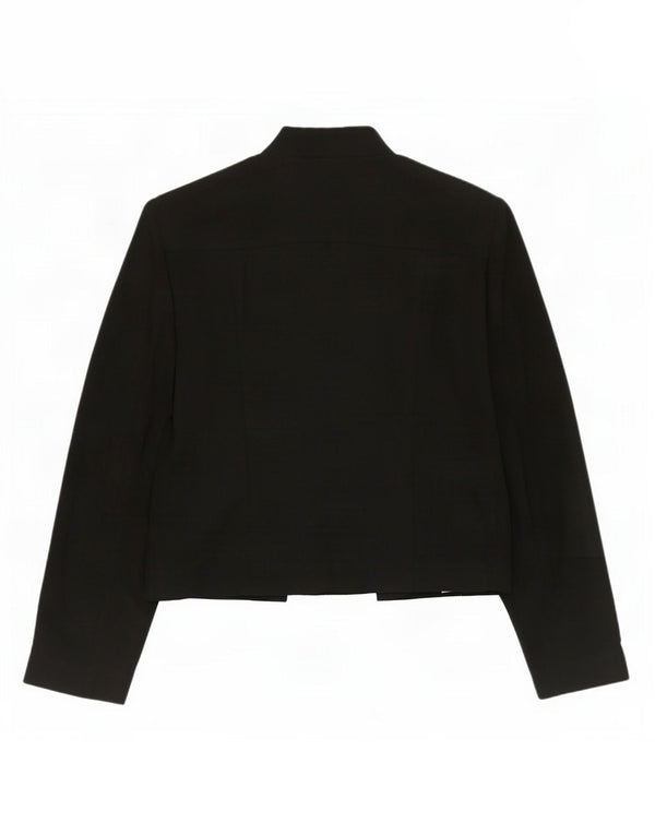 Marks & Spencer Chaqueta tipo blazer abierta para mujer UK 10 Small Black