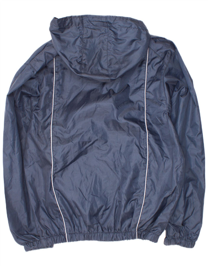 Umbro Chaqueta impermeable con capucha para niños 11-12 años Grande Azul marino Poliéster