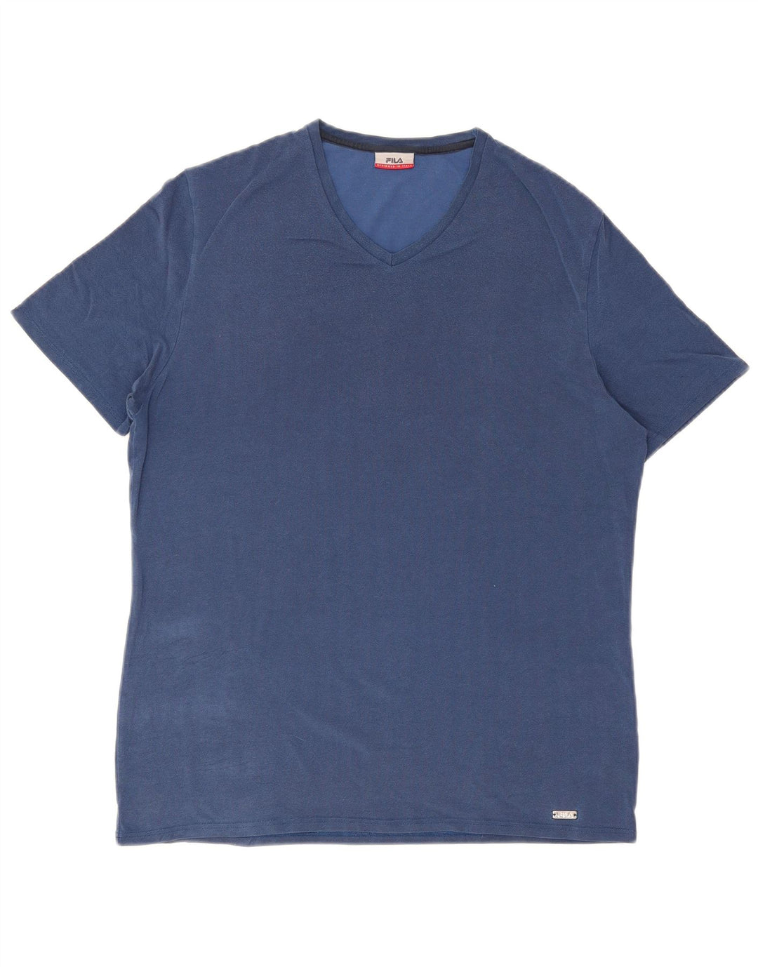 Fila Camiseta Hombre Top XL Algodón Espiga Azul
