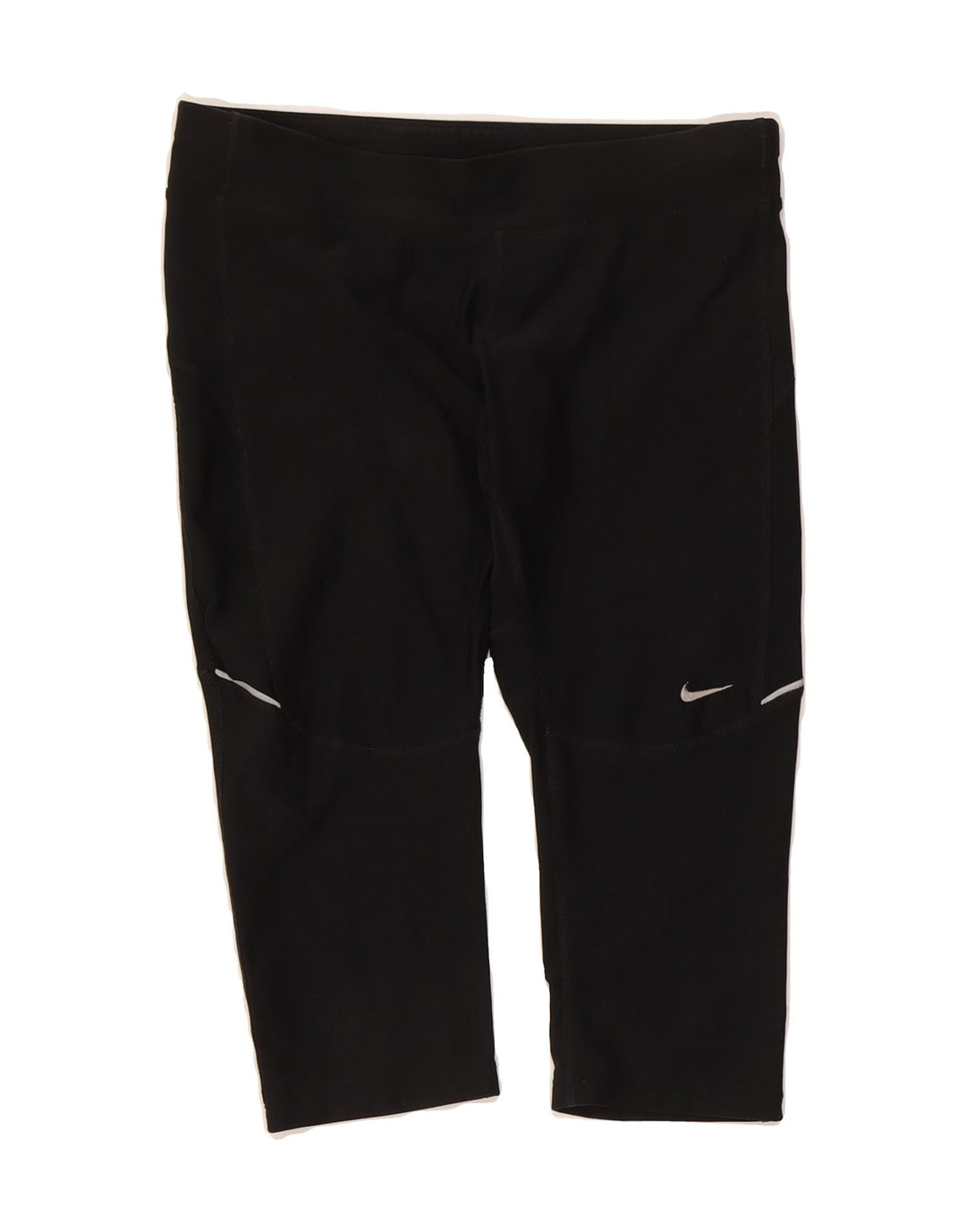 NIKE Womens Dri Fit Capri Leggings UK 12 Medium  Black Polyester Vintage Nike and Second-Hand Nike from Messina Hembry 