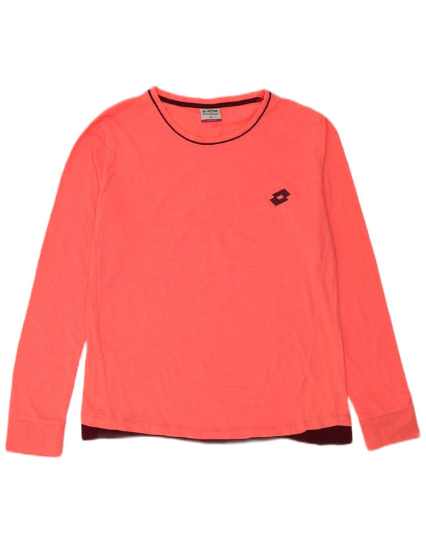 Lotto Top Mujer Manga Larga UK 44 Poliéster Rosa Medio