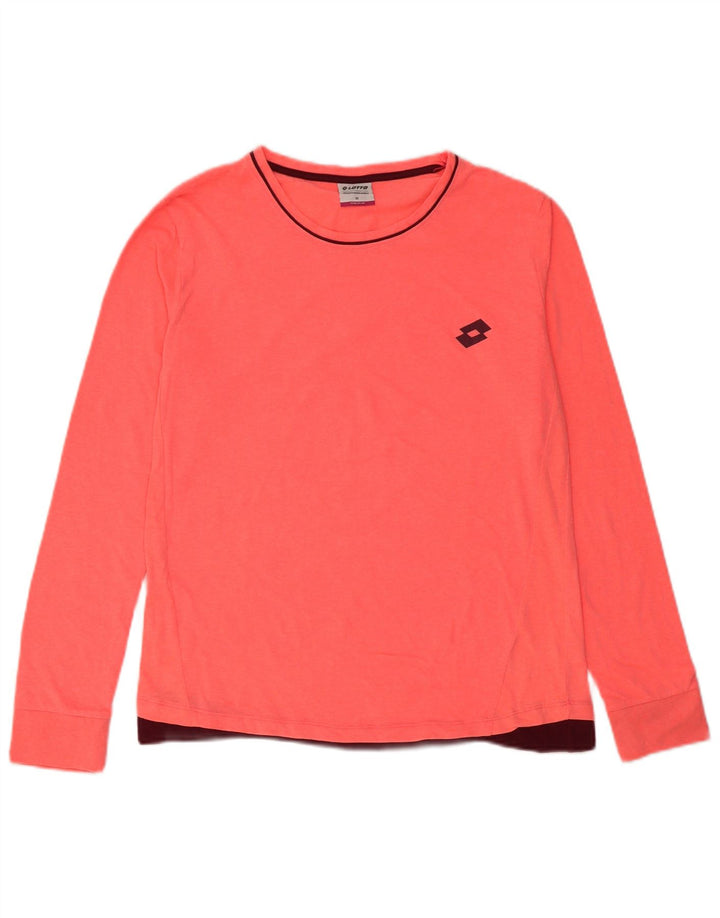 Lotto Top Mujer Manga Larga UK 44 Poliéster Rosa Medio